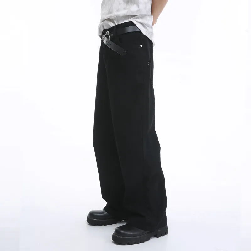Voguo Relay Loose Fit Straight Fit Jeans Unisex-11