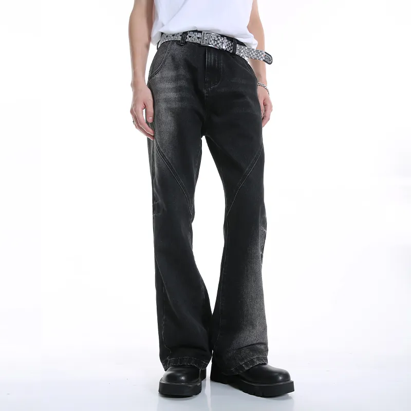 Voguo Relay Bootcut Jeans Unisex Gradient Black-8