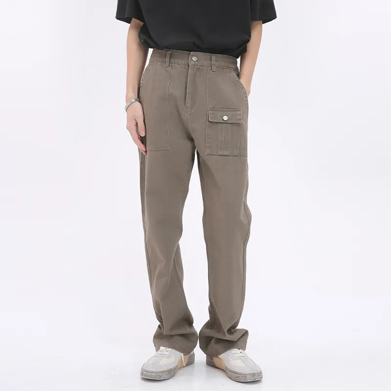 Voguo Relay Casual Pants Unisex Khaki-2