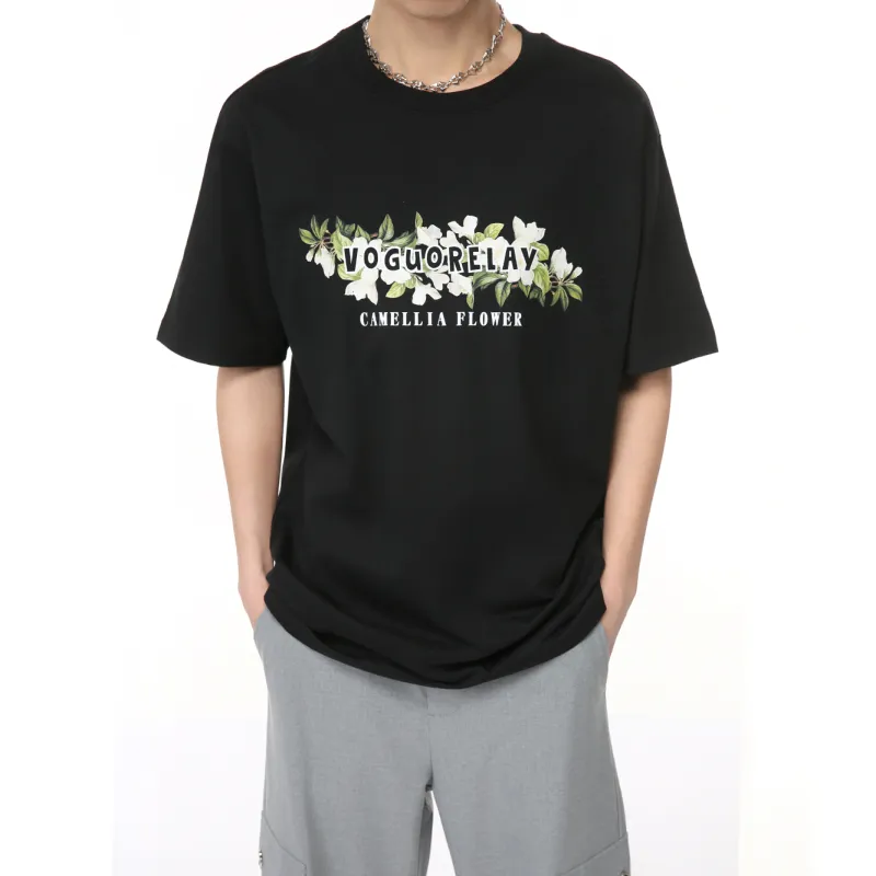 Voguo Relay Crew Neck T Shirt Unisex-4
