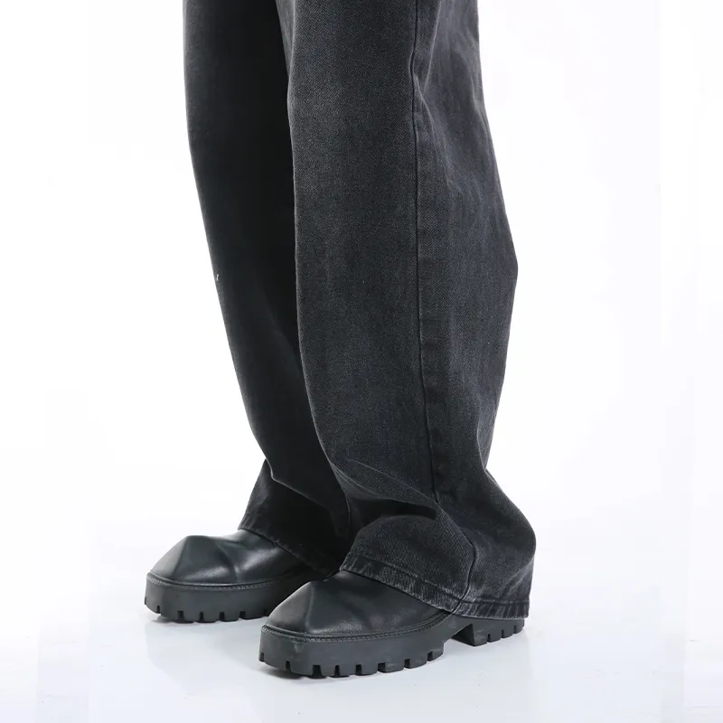 Voguo Relay Loose Fit Straight Fit Jeans Unisex-3
