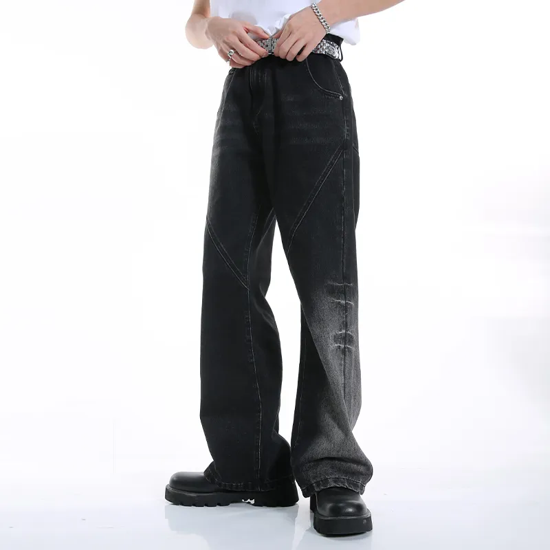 Voguo Relay Bootcut Jeans Unisex Gradient Black-6
