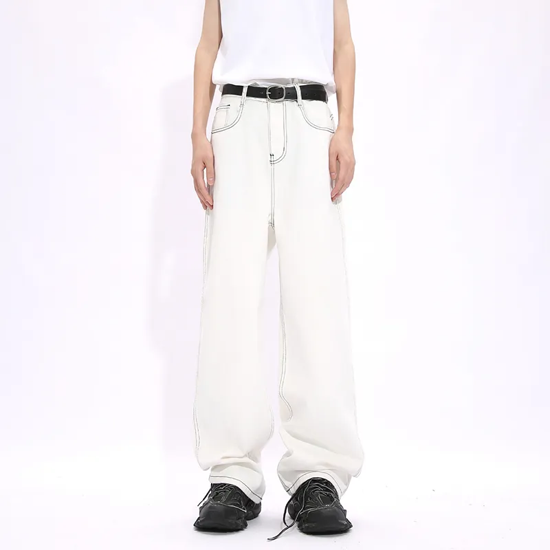 Voguo Relay Jeans Unisex Black Frame With White-2