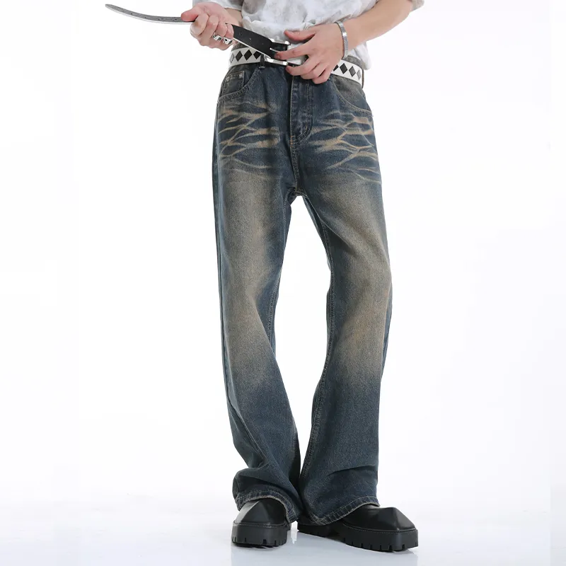 Voguo Relay Floor Length Bootcut Jeans Unisex-4