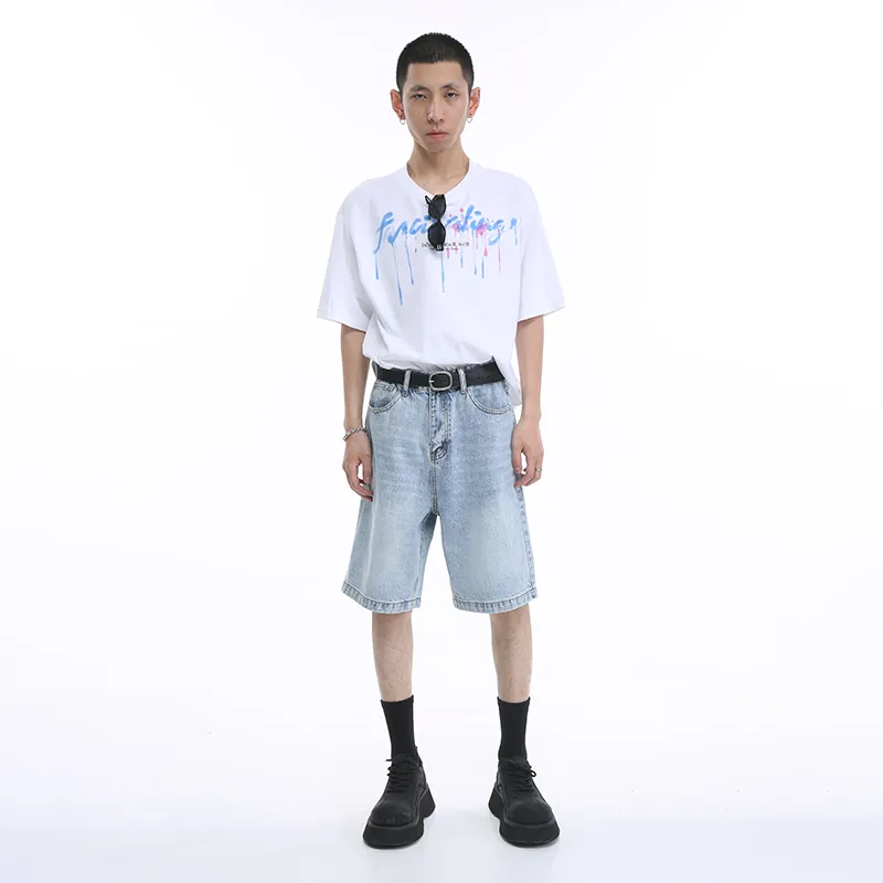 Voguo Relay Denim Shorts Unisex-12
