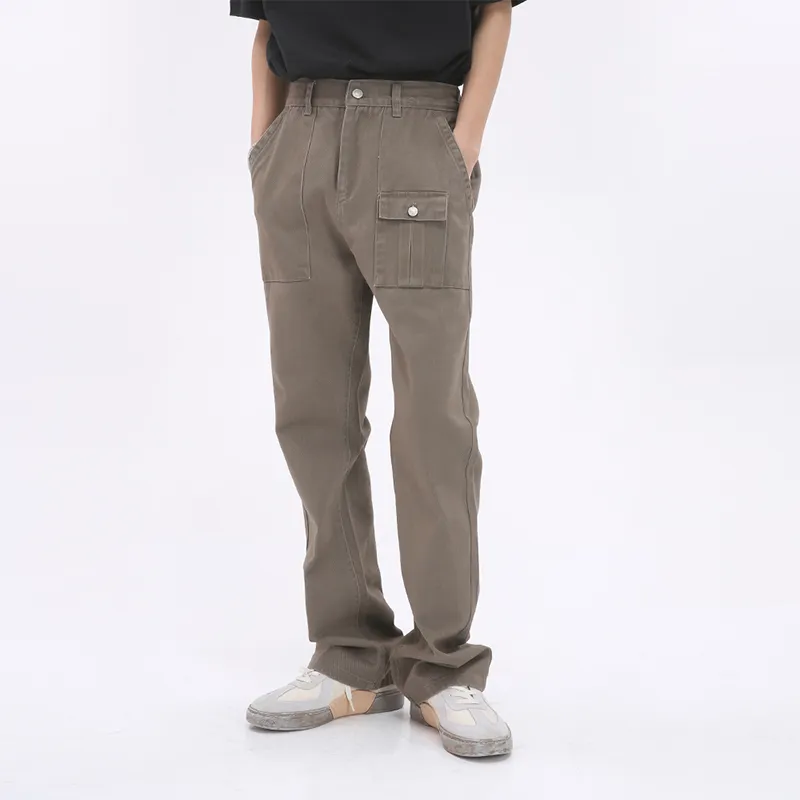Voguo Relay Casual Pants Unisex Khaki-3