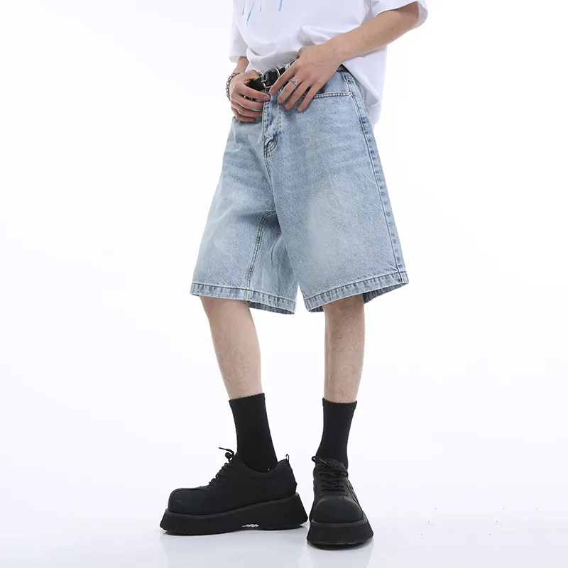 Voguo Relay Denim Shorts Unisex-14