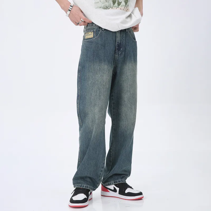Voguo Relay Jeans Men's Nostalgic Blue-4