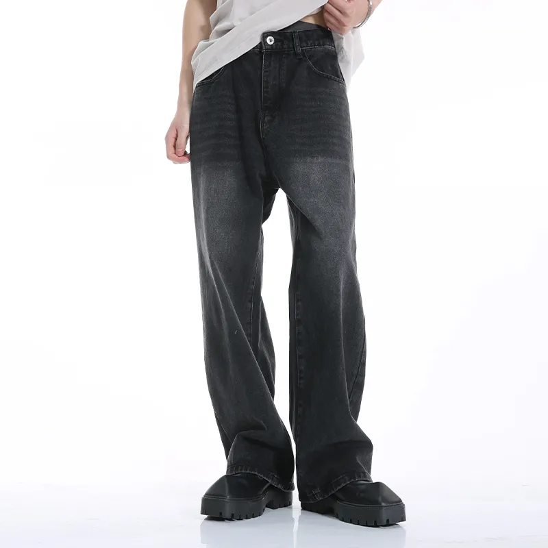 Voguo Relay Loose Fit Straight Fit Jeans Unisex-2