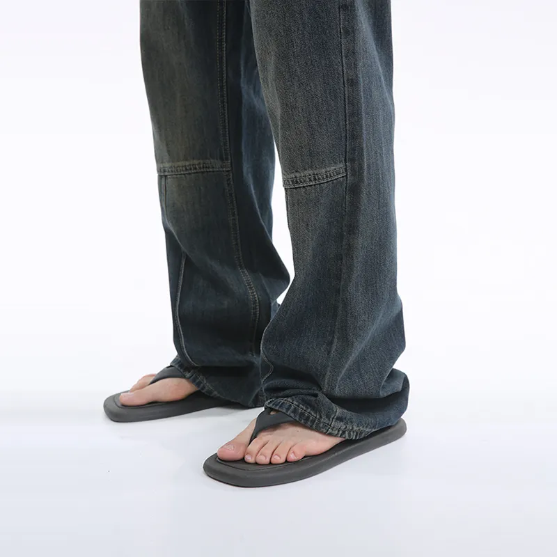 Voguo Relay Jeans Unisex Vintage Washed Blue-5