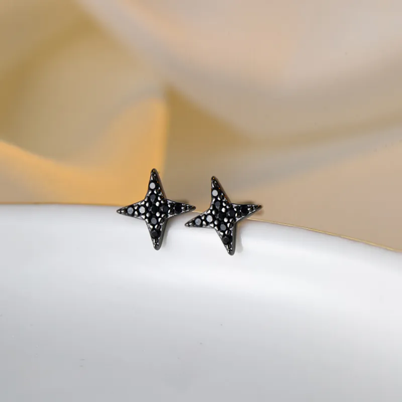 Xuanman S925 Silver Stud Earrings Unisex-4