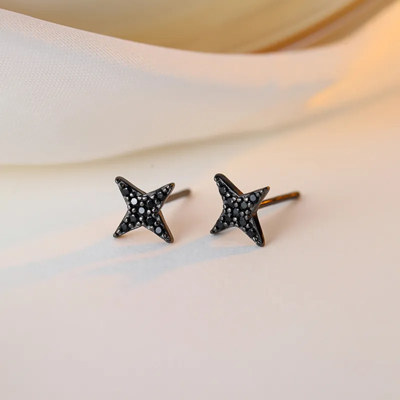 Xuanman S925 Silver Stud Earrings Unisex-3
