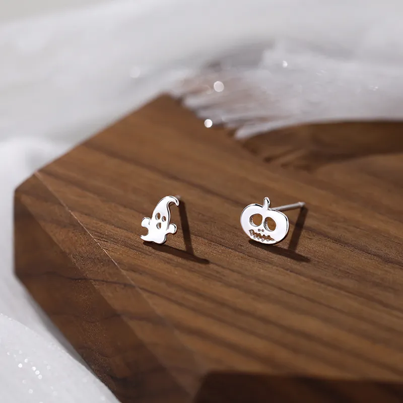 Xuanman Sterling Silver Stud Earrings Women's-3