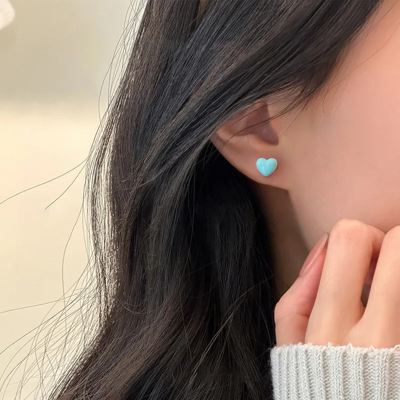 Xuanman S925 Silver Stud Earrings Women's-1