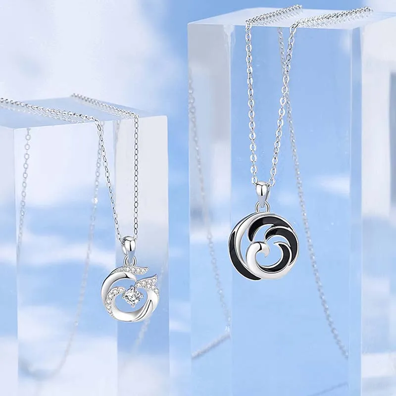 Xuanman S925 Silver Necklaces Unisex-3