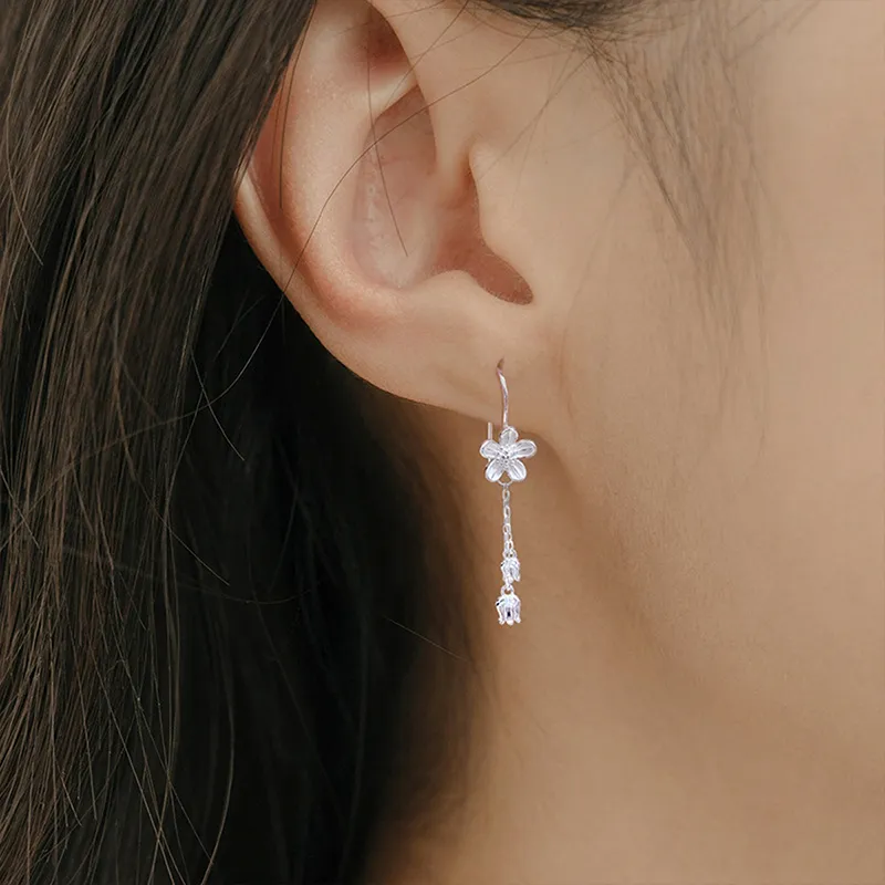 Xuanman 999 Fine Silver Earrings Women's-2