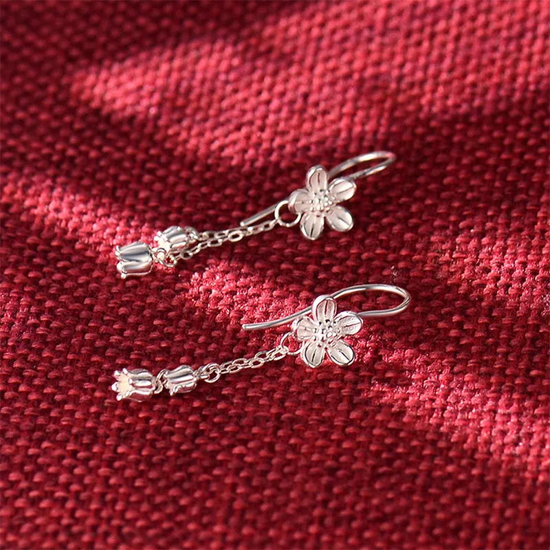 Xuanman 999 Fine Silver Earrings Women's-1