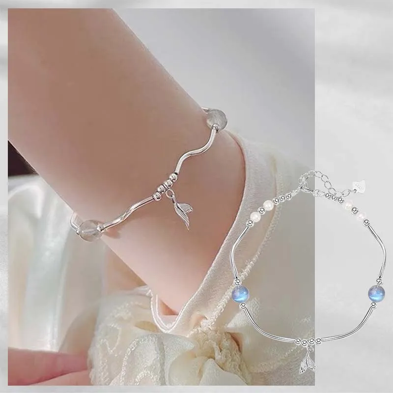 Xuanman S925 Sterling Silver Bracelets Women's-4