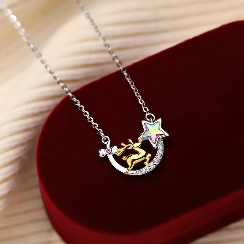 Xuanman S925 Silver Necklaces Women's-4