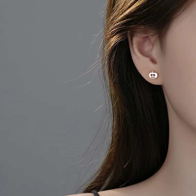 Xuanman Sterling Silver Stud Earrings Women's-2