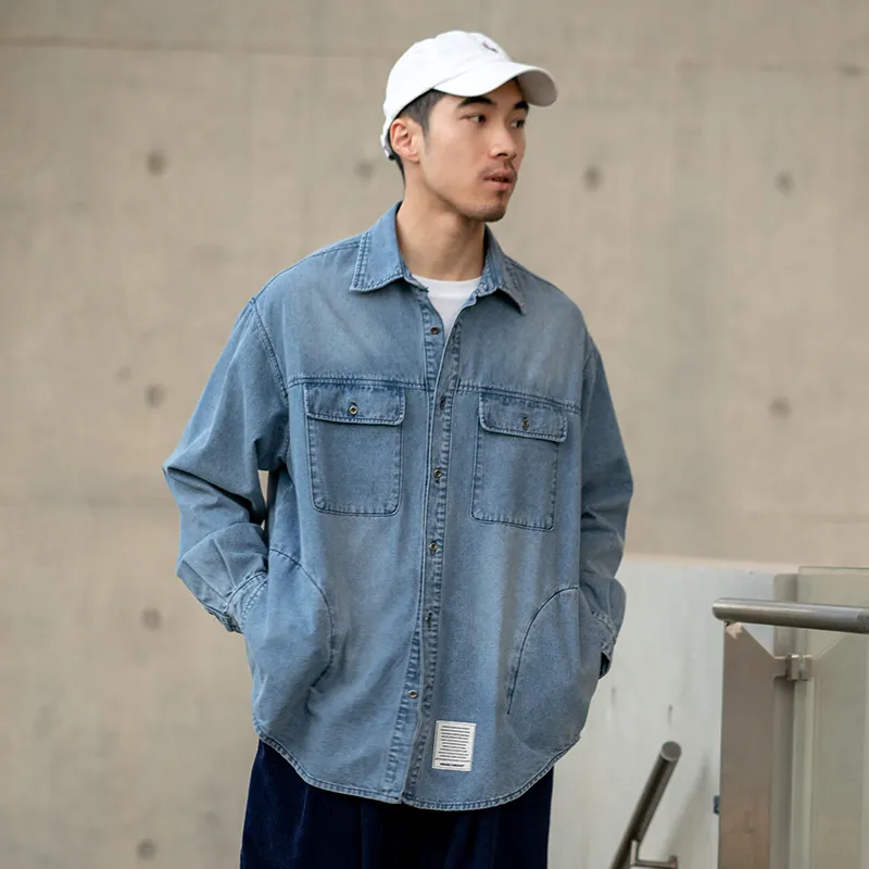 URBAN STANDARD Shirt Unisex Light Blue-6