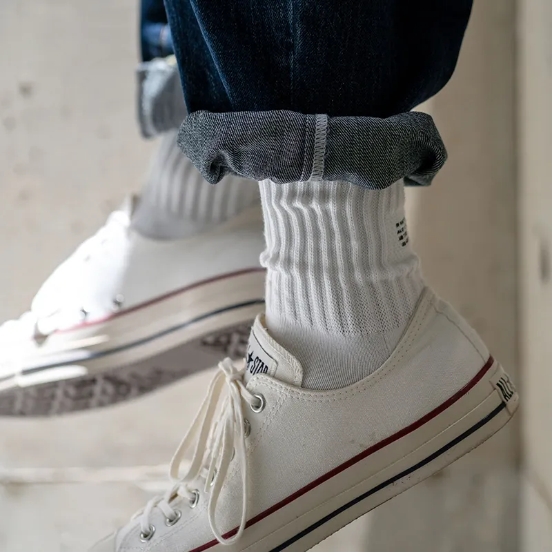 URBAN STANDARD Crew Socks Men's 1 Pack Ecru-3