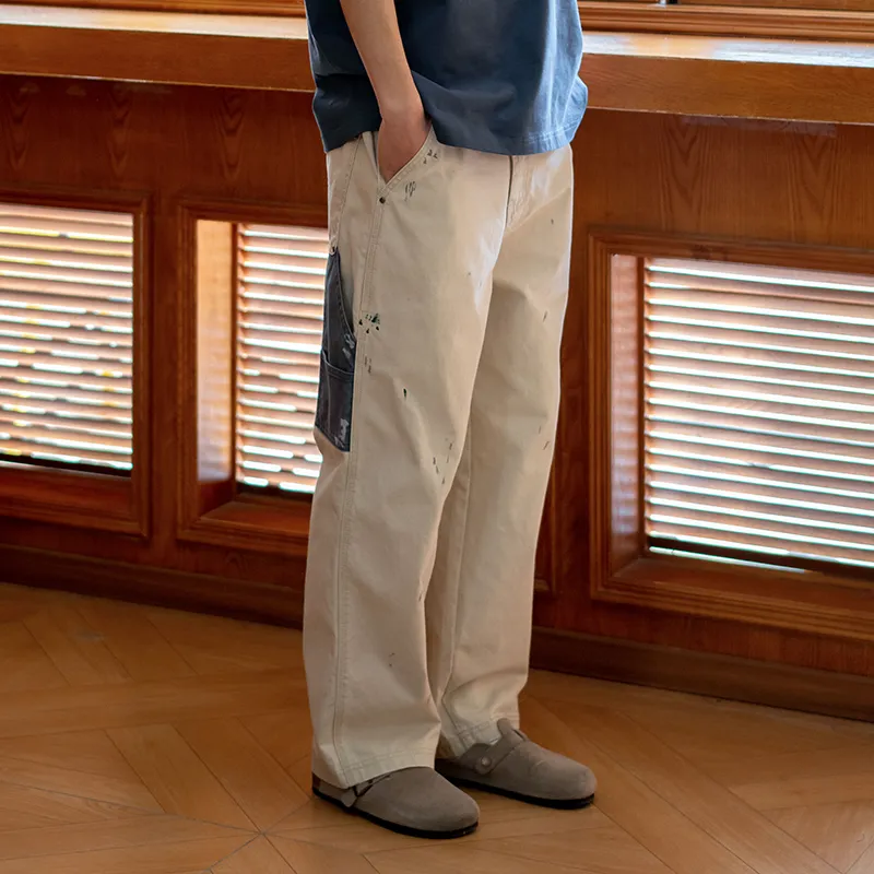 URBAN STANDARD Cargo Pants Men's Ecru-2