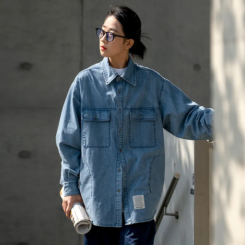 URBAN STANDARD Shirt Unisex Light Blue-3