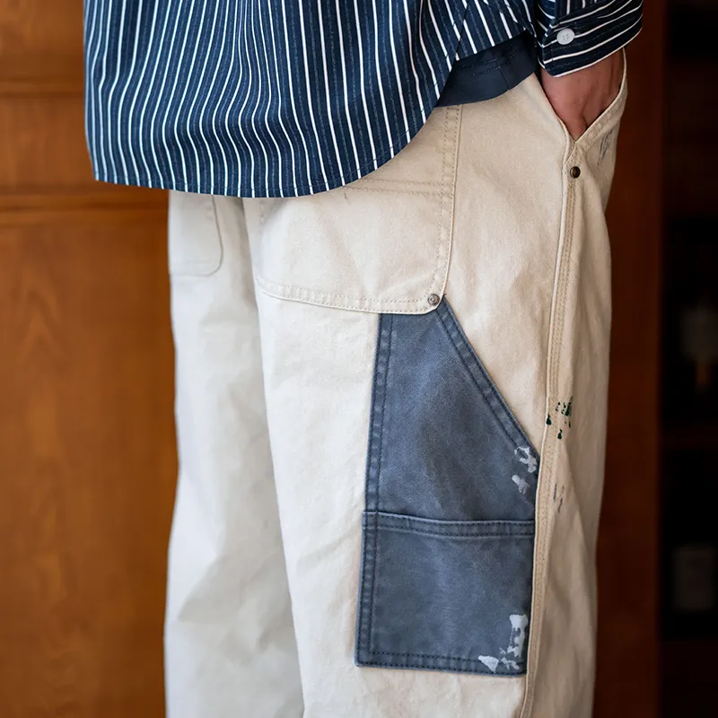 URBAN STANDARD Cargo Pants Men's Ecru-4