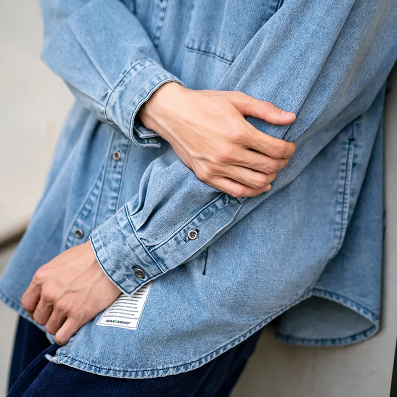 URBAN STANDARD Shirt Unisex Light Blue-7