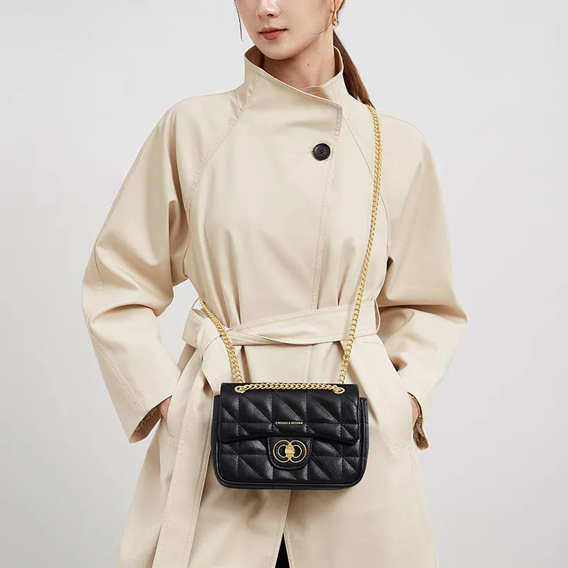 CNOLES Cow Leather Casual Commute Date Crossbody Bag Shoulder Bag Women's White-2
