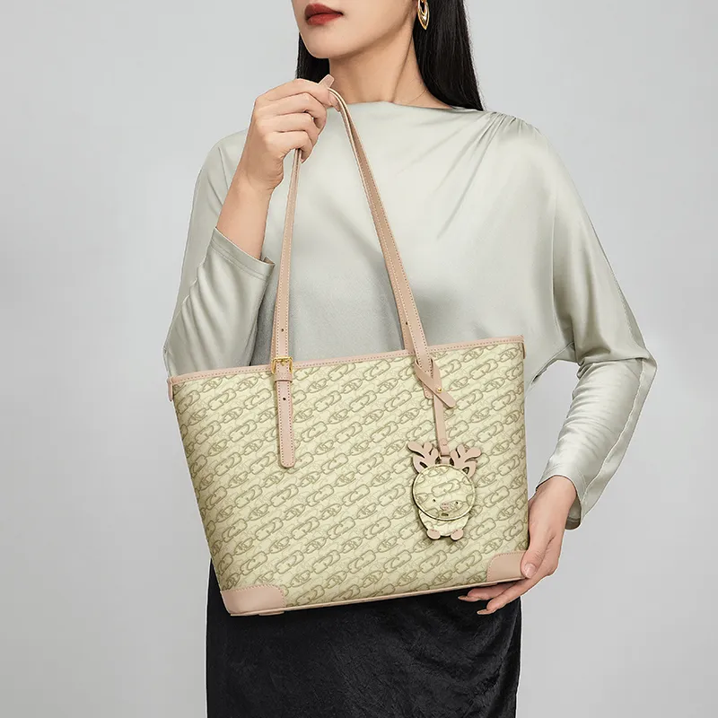 CNOLES PVC Tote Bag, Shopping Bag, Handbag, Shoulder Bag Regular Women's Multicolor-11