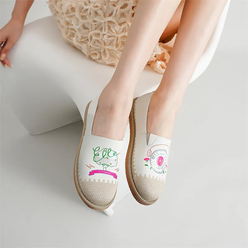 ELLE Explore The Ego Collaboration Capsule Series. Espadrilles Women's Beige-6