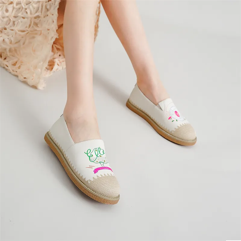 ELLE Explore The Ego Collaboration Capsule Series. Espadrilles Women's Beige-7