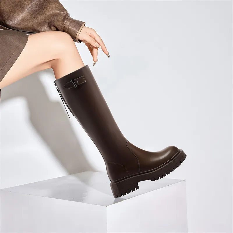 ELLE Knee high Boots 5cm Women's-11