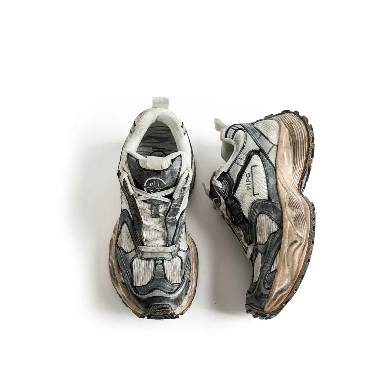 PIPG Chunky Sneakers Unisex Low Top-3