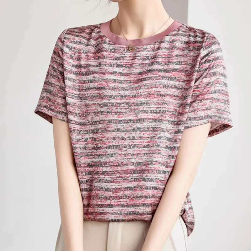 LUYOUYE T Shirts Women's Pink-1
