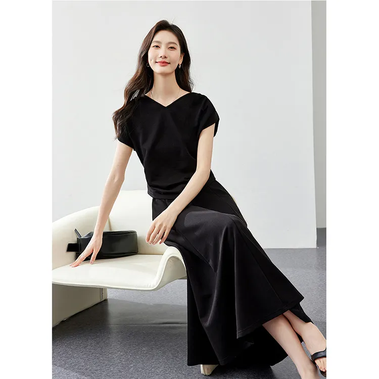LUYOUYE Two Piece Skirt Sets Women's-3