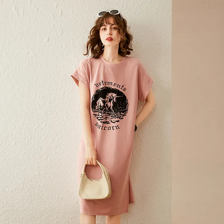 LUYOUYE Short Sleeved Dress Women's-2