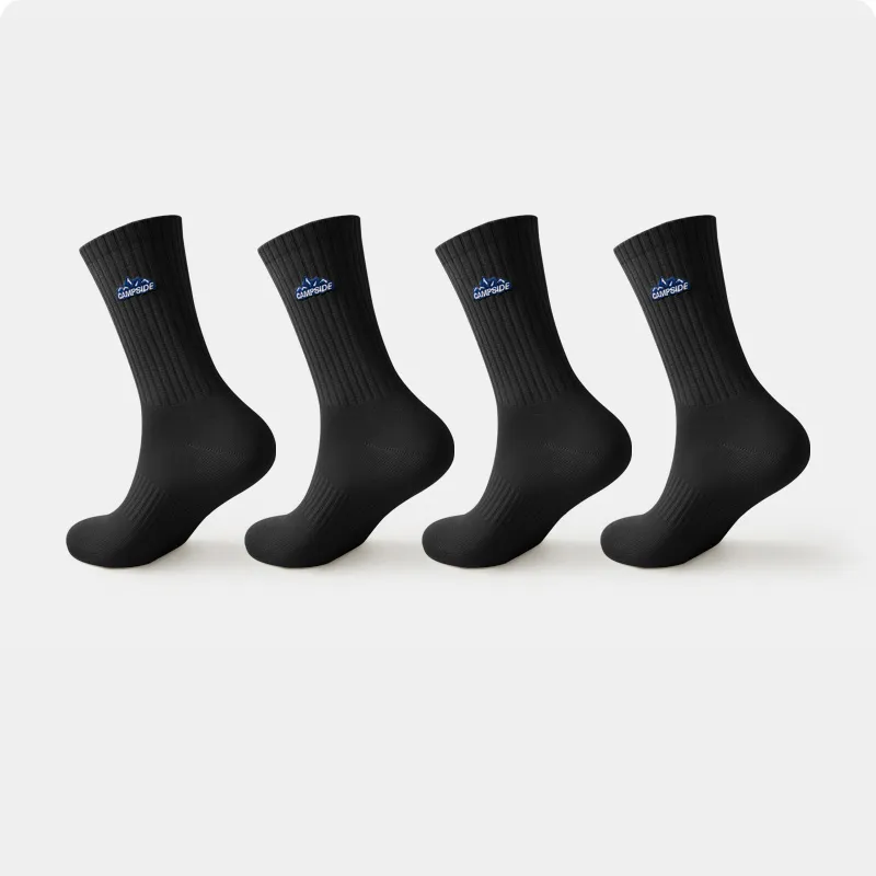 LUYOUYE Mid Calf Socks Men's 4 Pack-21