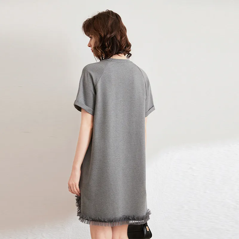 LUYOUYE Short Sleeved Dress Women's-3