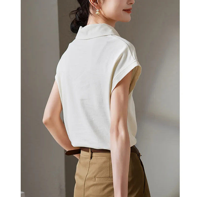 LUYOUYE T Shirts Women's Beige-1