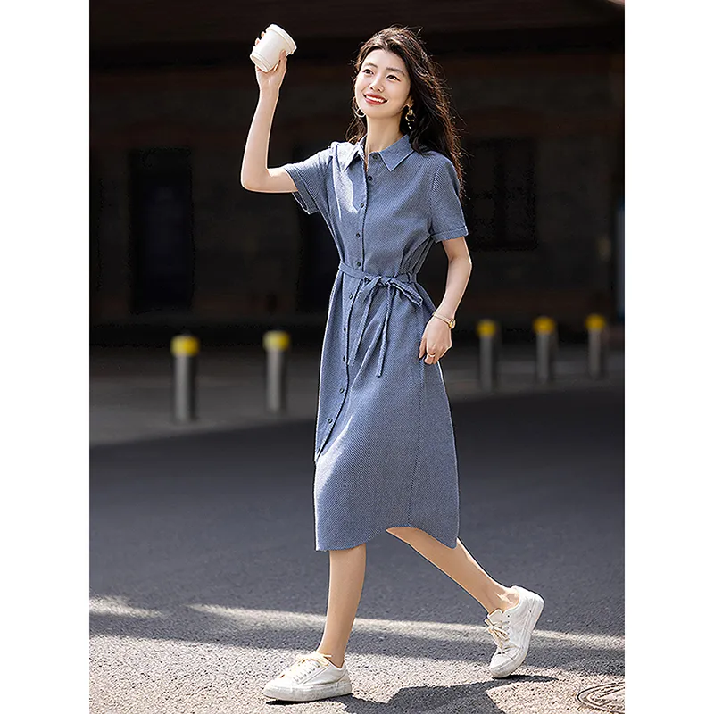 LUYOUYE Short Sleeved Dress Women's-2