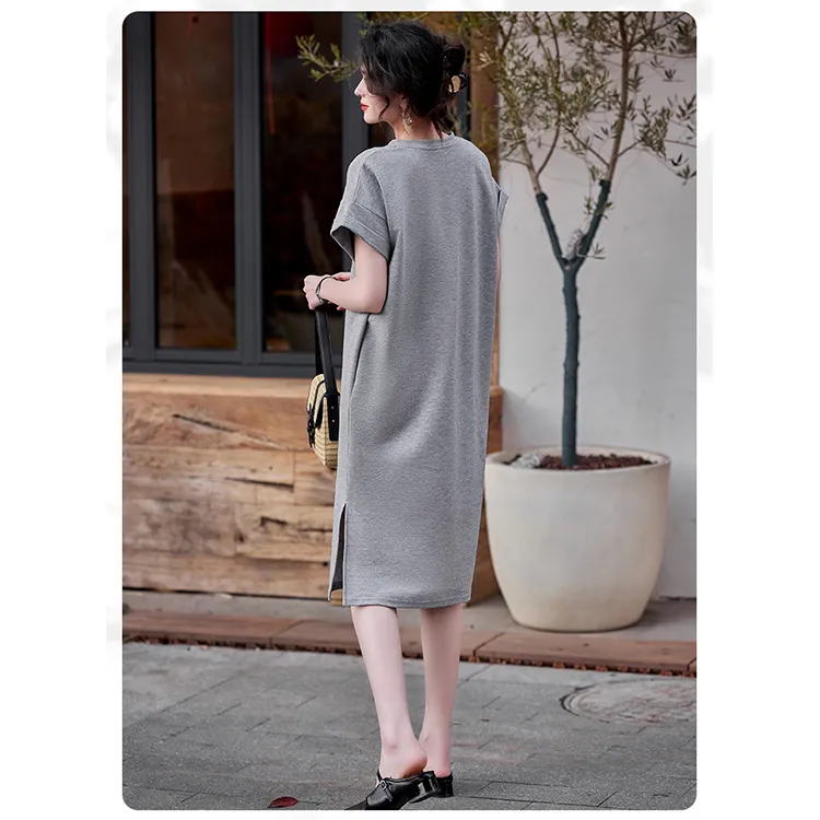 LUYOUYE Short Sleeved Dress Women's-1