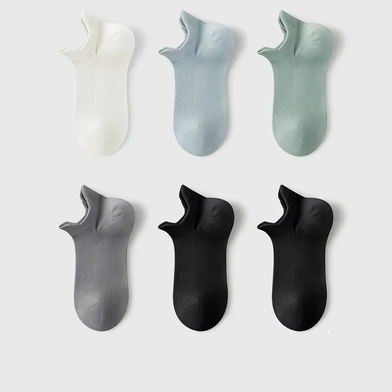 LUYOUYE No Show Socks Men's 6 Pack-4