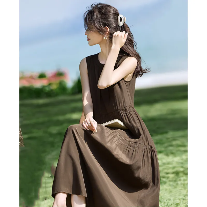 LUYOUYE Sleeveless Dress Women's-1