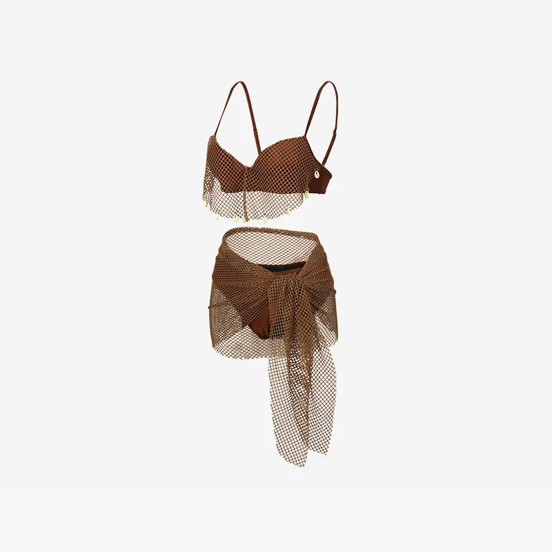 LUYOUYE Bikinis Women's Coffee-2