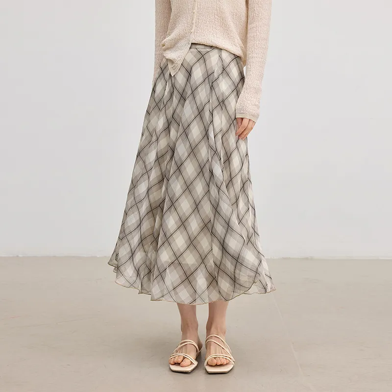 LUYOUYE Casual Long Skirt Women's-1