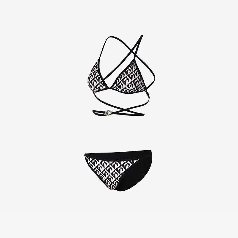 LUYOUYE Bikinis Women's Black-2