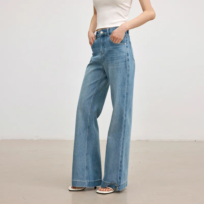 LUYOUYE Jeans Women's Blue-1